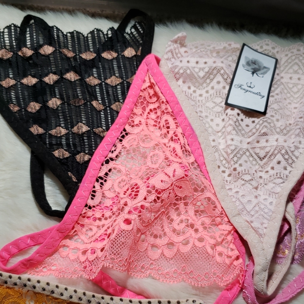 11 pairs of multi colored Women's gstring underwea - Picture 4 of 6
